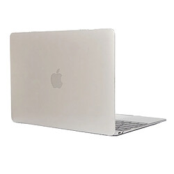 Wewoo Housse Étui blanc et Transparent pour Macbook 12 pouces de protection en cristal