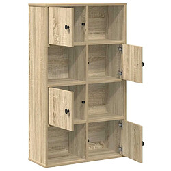 Acheter vidaXL Bibliothèque chêne sonoma 60x24x101,5 cm bois d'ingénierie