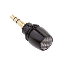 mini plug dans le microphone à condensateur instrument vocal 3.5mm mono ts plug noir pas cher