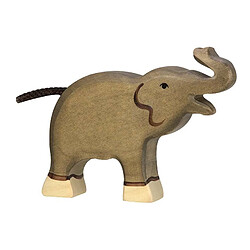 Figurine Holztiger Eléphant petit trompe haute 1