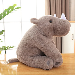 Universal Peluche Rhinocéros 60cm Douce Peluche Rhinocéros Jouet Poupée Peluche Oreiller Bébé Soutien Bébé Mollusques Peluches Enfants Cadeaux | Animaux en peluche