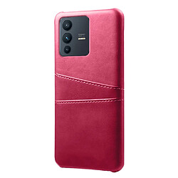 Coque en TPU + PU anti-griffes, rose pour votre Vivo S12/V23 5G