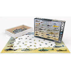 Eurographics hélicoptères Militaires Puzzle (1000 pièces)