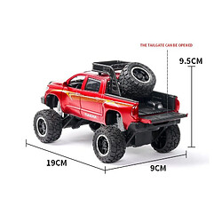 Universal 1: 32 Toyota Tundra Modèle de voiture en alliage Voiture de jouet moulée sous pression Modèle de voiture de jouet tirée vers la collection de jouets pour enfants Livraison gratuite | Voiture de jouet moulée sous pression (rouge)