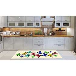 Alter Tapis de cuisine, 100% Made in Italy, Tapis antitache avec impression numérique, Tapis antidérapant et lavable, Modèle Edievale, 280x52 cm