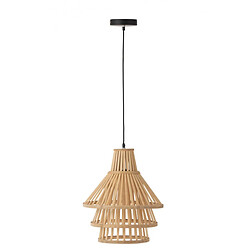 Dansmamaison Suspension Luminaire A Couche Bamboo Naturel Medium