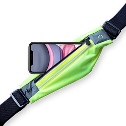 Ozzzo sport belt avec coque and light art aps-01g green