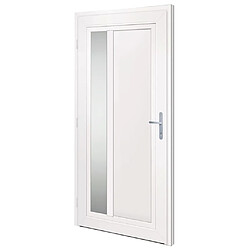 Acheter vidaXL Porte d'entrée anthracite 108x208 cm PVC