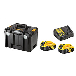 Pack de 2 outils sansfil Dewalt DCK2080P2T DCD796DCG405 18 V 2 batteries 5 Ah chargeur Tstak