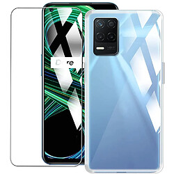 Pack Coque de protection transparente en TPU et Protection écran Vitre en verre trempé pour le Oppo Realme 8 4G / Realme 8 PRO - XEPTIO