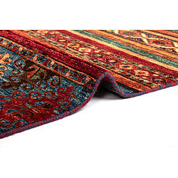 Avis Vidal Tapis de laine 243x173 rouge Torkman