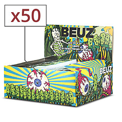 Boite de 50 Carnets de Filtres Carton Beuz Slim Tips perforés