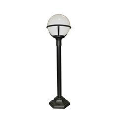 Elstead Lighting Lampe sur pied extérieur Glenbeigh Noir