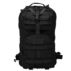 vidaXL Sac à dos en style militaire 50 L Noir