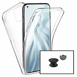 PHONECARE Coque 3x1 360° Anti Choc + 1 GripHolder + 1 Support de GripHolder Noir pour Xiaomi Poco M3 Pro