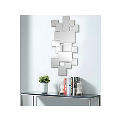 Vente-Unique Miroir mural déstructuré - L.53 x H.120 cm - AROL