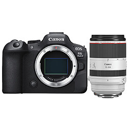 Appareil photo Canon R6 II+RF 70-200 mm f2.8 L IS USM+Carte SanDisk 128 Go Extreme Pro CF CFexpress Type B