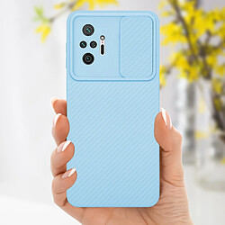 Cadorabo Coque Xiaomi RedMi NOTE 10 PRO Etui en Bleu pas cher