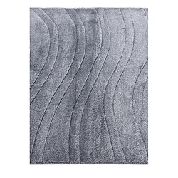 Vidal Tapis de couloir en laine 300x84 gris Darya pas cher