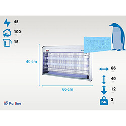 Avis Purline Tue Insectes Électrique 43W avec lumière ultraviolette