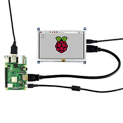 Wewoo 6 pouces HDMI LCD (B) Écran tactile 800x480 pour Raspberry Pi prend en charge divers systèmes pas cher