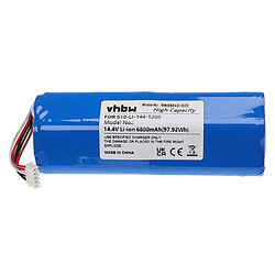 vhbw Batterie remplacement pour Ecovacs 201-1913-4200, S10-Li-144-5200 pour aspirateur, robot électroménager (6800mAh, 14,4V, Li-ion)