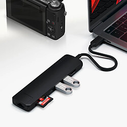 Avis Hub USB C multiports slim Satechi Noir