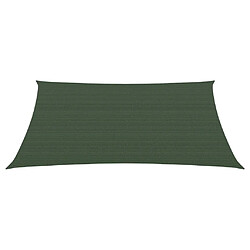 ComfortXL Voile D'ombrage 160 G/m² Vert Foncé 3/4x3 M Pehd