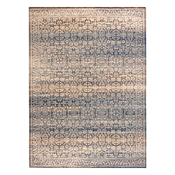 RUGSX Tapis NAIN Ornement vintage 7594 50955 beige bleu foncé 80x150 cm