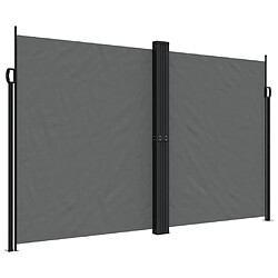 vidaXL Auvent latéral rétractable anthracite 200x600 cm