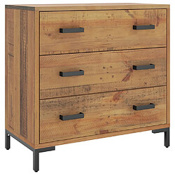 vidaXL Commode 75x35x70 cm Bois de pin massif