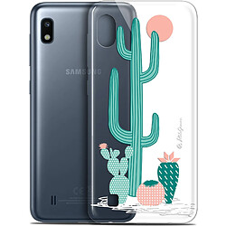 Caseink Coque Pour Samsung Galaxy A10 (6.2 ) [Gel HD Collection Petits Grains ? Design A l'Ombre des Cactus - Souple - Ultra Fin - Imprimé en France]