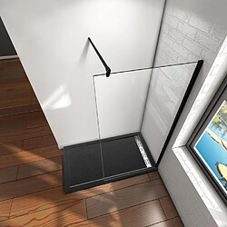 Aica Sanitaire Porte de douche 130x200cm en verre securit anticalcaire 8mm