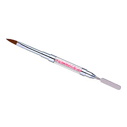 Brosse à Ongles En Gel Poly à Double Extrémité Pour Stylo Builder Extension Gel Acrylique Poly Rose