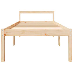 Avis vidaXL Lit pour personne âgée sans matelas 75x190 cm