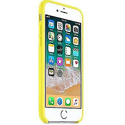 Acheter Universal Étui en silicone à pomme jaune flashy pour iPhone 7 et 8