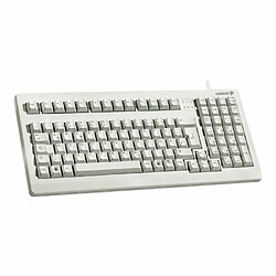 CHERRY MX1800 Clavier PS-2, USB anglais Etats-Unis gris clair