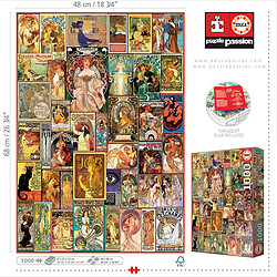 Educa Borras Puzzle 1000 pcs - Collage Art Nouveau