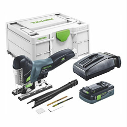 Scie sauteuse sansfil Festool PSC 420 HPC 40 EBIPlus 18 V batterie 4 Ah chargeur Systainer 3