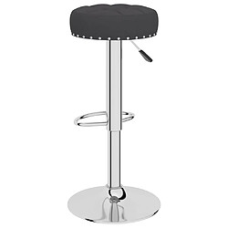 Acheter vidaXL Tabourets de bar lot de 2 noir tissu