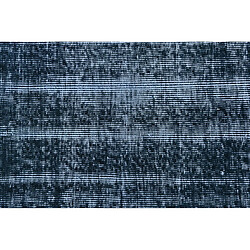 Vidal Tapis de laine 206x175 Bleu Ultra Vintage pas cher