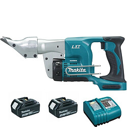 Cisaille métal MAKITA 18 V Li-Ion+ 2 batteries 18V 3Ah + coffret standart - DJS130RFE