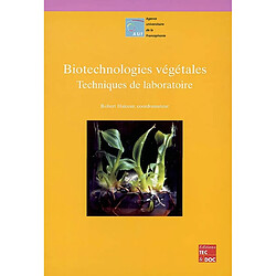 Biotechnologies végétales : techniques de laboratoire - Occasion