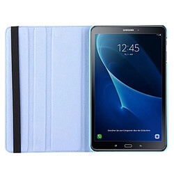 Wewoo Housse Étui bleu pour Samsung Galaxy Tab A 10.1 / T580 Litchi Texture horizontale Flip 360 degrés rotation en cuir avec support pas cher