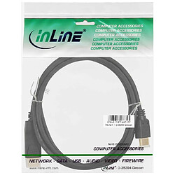 Câble de conversion InLine® DisplayPort vers HDMI noir 1,5m