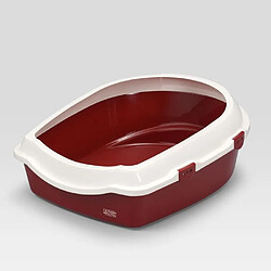 EBI Toilet Space 70-GT 56 x 70 x 27 cm - 1,55 kg - Rouge - Pour chat