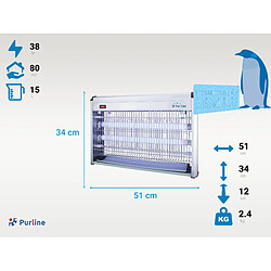 Acheter Purline Tue Insectes Électrique 30W avec lumière ultraviolette