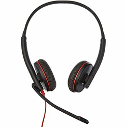 Casques avec Microphone Plantronics Blackwire C3225 Noir