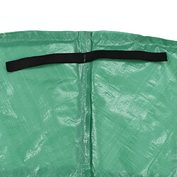 Acheter vidaXL Coussin de protection PE vert pour trampoline rond 4,57 m