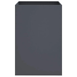 Avis vidaXL Jardinière anthracite 52x48x75 cm acier